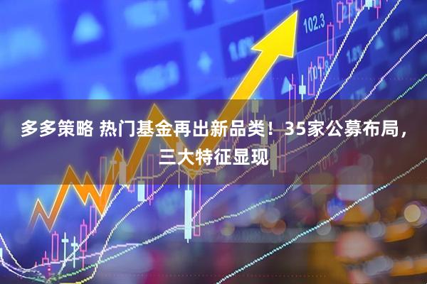多多策略 热门基金再出新品类！35家公募布局，三大特征显现