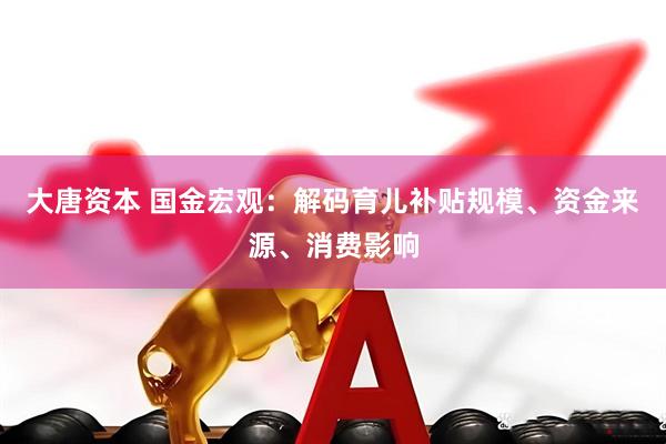大唐资本 国金宏观：解码育儿补贴规模、资金来源、消费影响