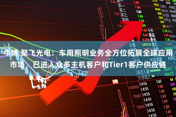 牛博 聚飞光电：车用照明业务全方位拓展全球应用市场，已进入众多主机客户和Tier1客户供应链